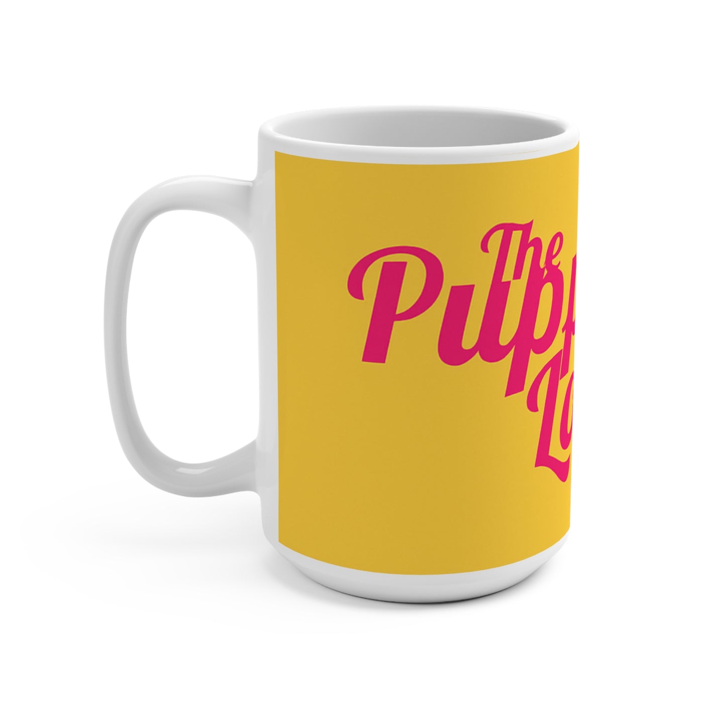 Colorful Pet Lover's Mug | Bright Yellow Cup, Gift for Animal Lovers, Dog Cat Enthusiasts, Funny Coffee Mug