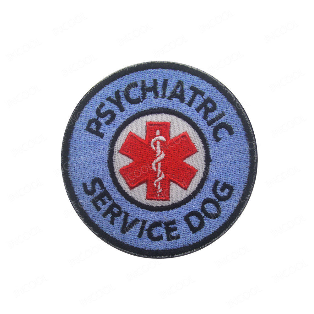 Service Dog Badge Tactical Dog Vest With Embroidery Velcro Patch Cloth Patch